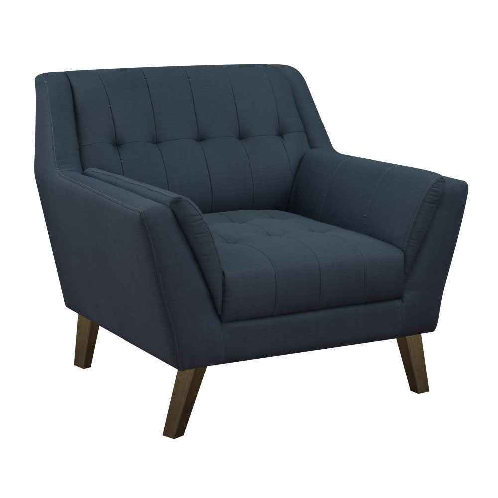 Wallace & Bay - Browning Accent Chair with Angular Arms And Legs, Deep Tufting, And Stitching Details - U510311 veiw 1