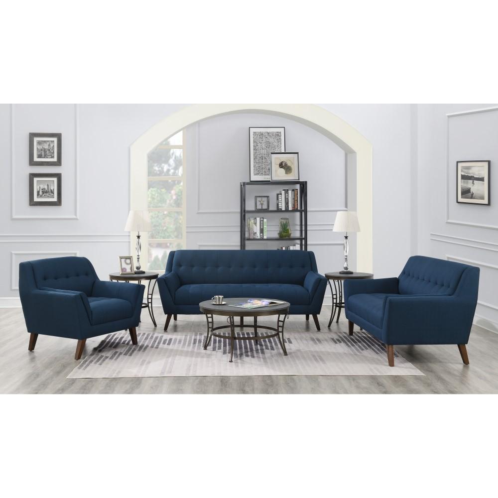Wallace & Bay - Browning Accent Chair with Angular Arms And Legs, Deep Tufting, And Stitching Details - U510311 veiw 6