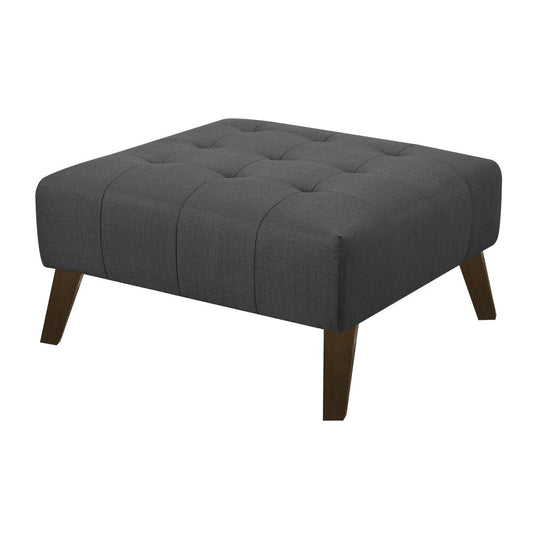 Wallace & Bay - Browning Ottoman with Angular Arms And Legs, Deep Tufting, And Stitching Details - U510313 veiw 1