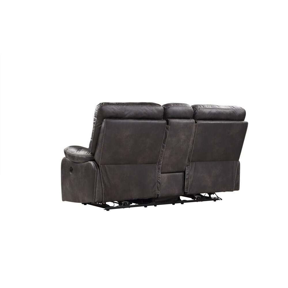 Wallace & Bay - Hooper Dark Gray Reclining Loveseat with Dual Recliners, Hidden Storage, And USB Charging Station - U510473 veiw 5