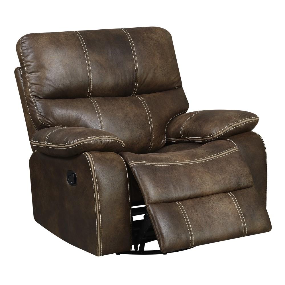 Wallace & Bay - Hooper Dark Brown Swivel Reclining Glider with Swivel, Glide, And Recline Motion - U510470 veiw 1