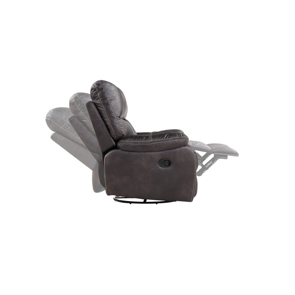 Wallace & Bay - Hooper Dark Gray Swivel Reclining Glider with Swivel, Glide, And Recline Motion - U510469 veiw 6