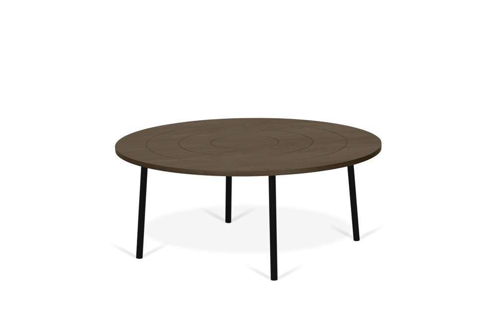 TEMAHOME - Ply Coffee Table 80 in Walnut and Black Steel - 9003629150 veiw 2