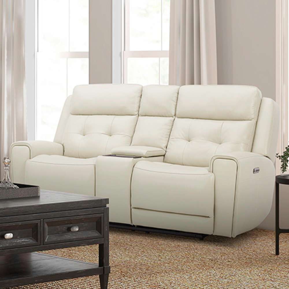 Liberty Furniture - Carrington Loveseat with Console P3 & ZG - Baja Stone - 7006ST-23P veiw 1