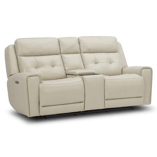 Liberty Furniture - Carrington Loveseat with Console P3 & ZG - Baja Stone - 7006ST-23P veiw 2