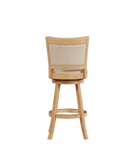Boraam - 29in Melrose Barstool in White-Wash Wire-Brush And Ivory - 76629 veiw 2