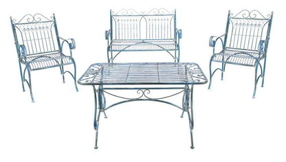 Safavieh - Leah 4 Piece Set - Mossy Blue  - PAT5000C veiw 1
