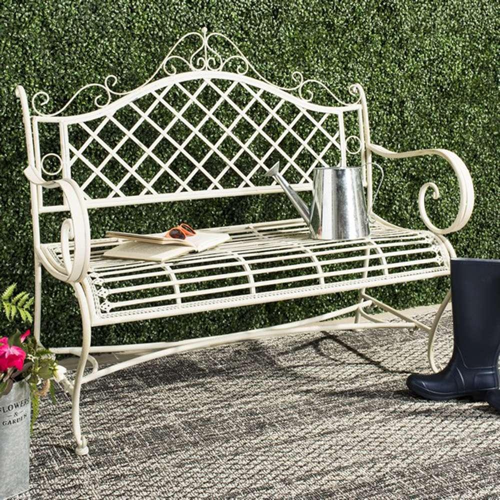 Safavieh - Abner Bench - Antique White - PAT5017A veiw 3
