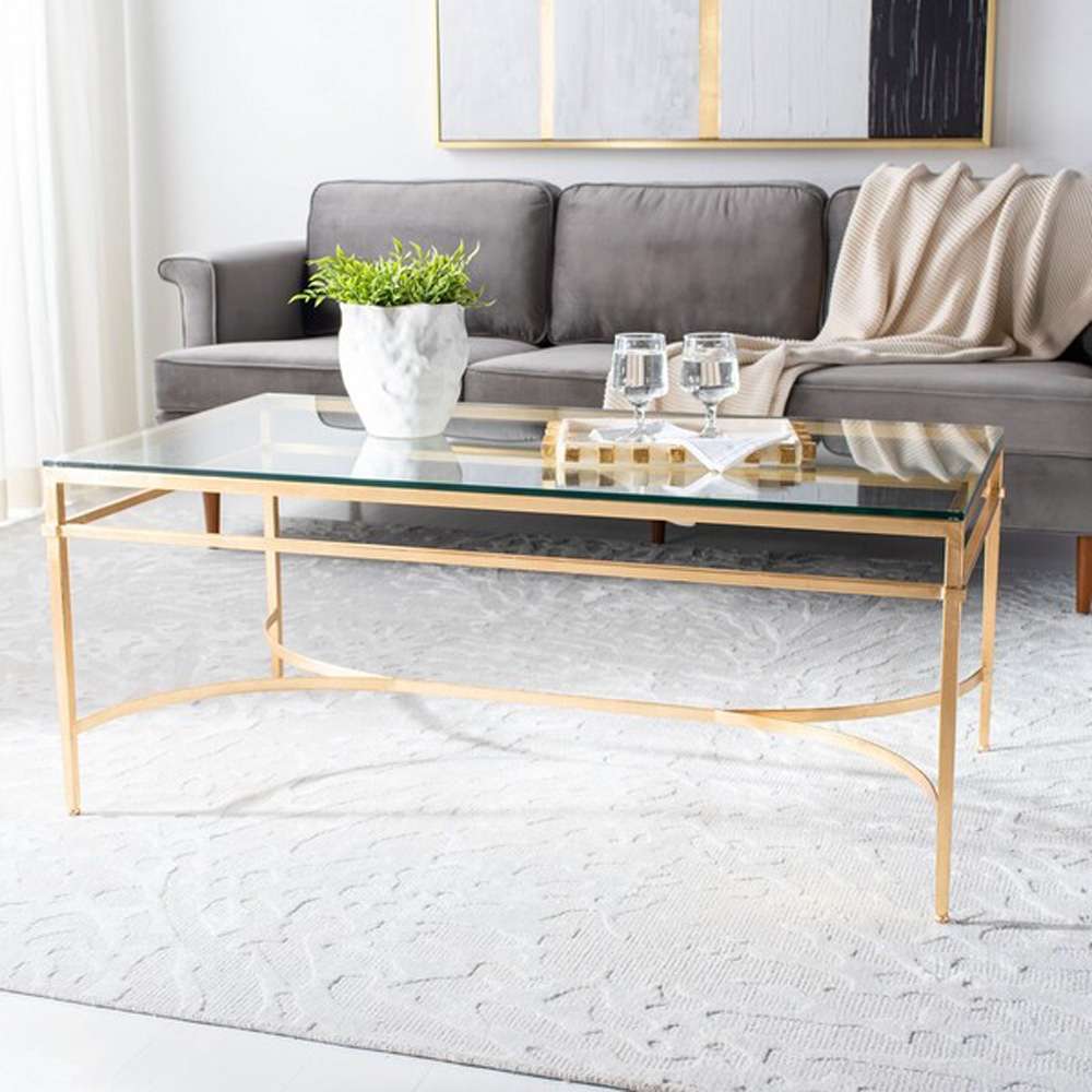 Safavieh - Abelard Cocktail Table - Gold - AMH8303A veiw 2