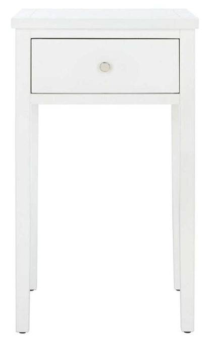 Safavieh - Abel Night Stand W/Storage Drw - White - AMH6626E veiw 1