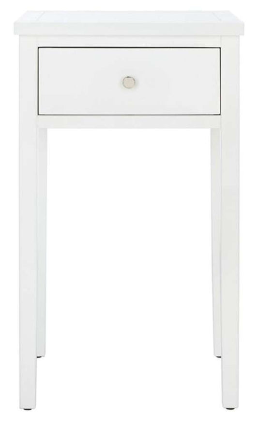 Safavieh - Abel Night Stand W/Storage Drw - White - AMH6626E veiw 1