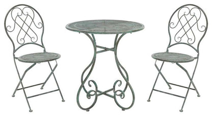 Safavieh - Adriel 3Pc Bistro Set - Antique Dark Green  - PAT5031D veiw 1
