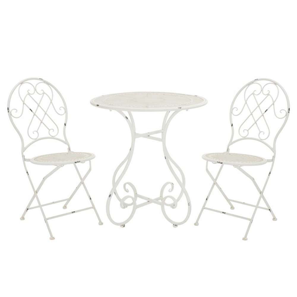 Safavieh - Adriel 3Pc Bistro Set - Antique White - PAT5031A veiw 1
