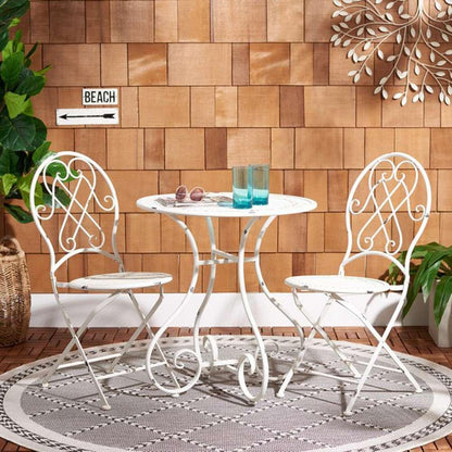 Safavieh - Adriel 3Pc Bistro Set - Antique White - PAT5031A veiw 2