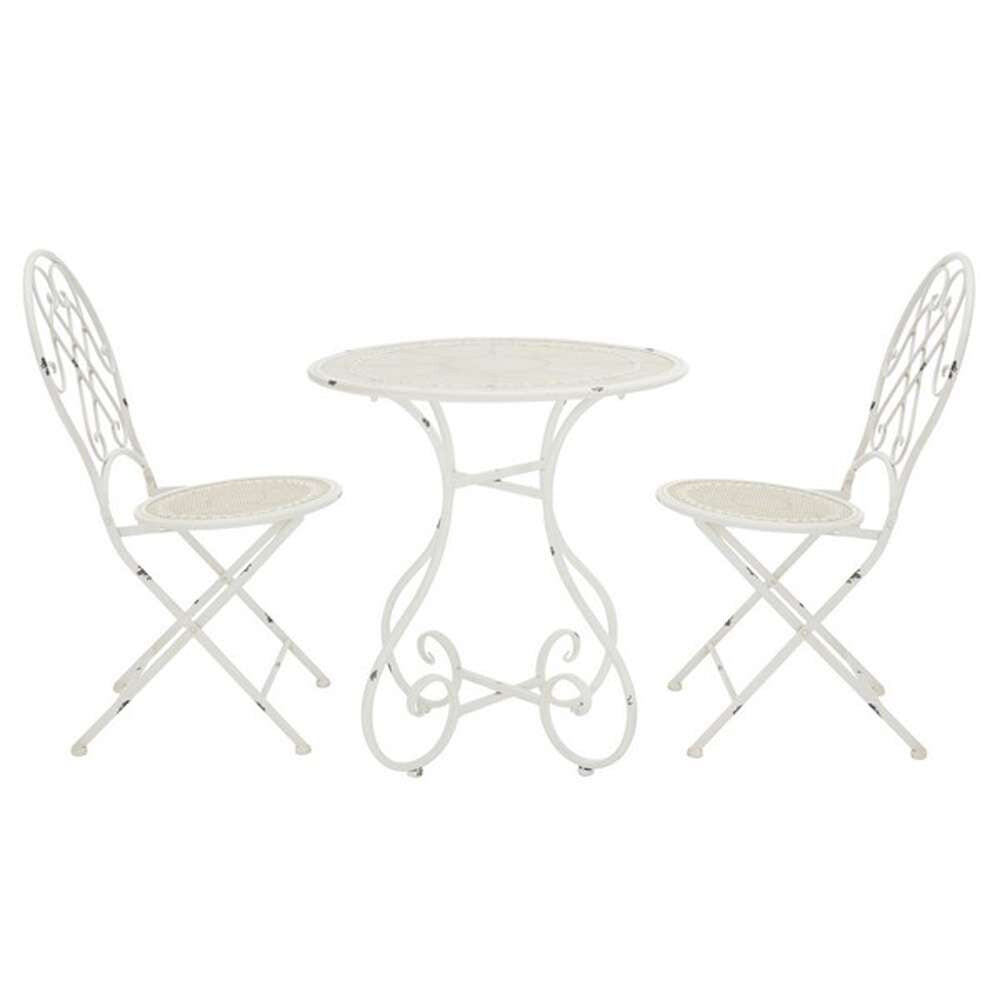 Safavieh - Adriel 3Pc Bistro Set - Antique White - PAT5031A veiw 3