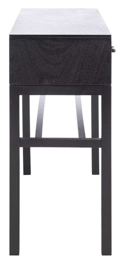 Safavieh - Ajana 2 Drw Console Table - Black - Greige - CNS5709B veiw 3