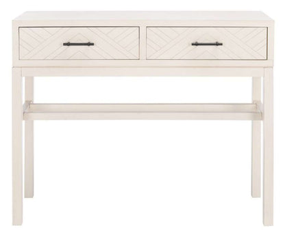 Safavieh - Ajana 2 Drw Console Table - Distressed White  - CNS5709A veiw 1