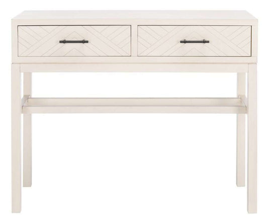 Safavieh - Ajana 2 Drw Console Table - Distressed White  - CNS5709A veiw 1