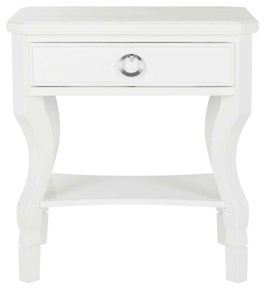 Safavieh - Alaia Side Table - White - FOX6275A veiw 1