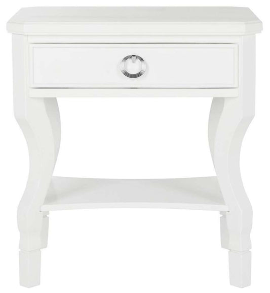 Safavieh - Alaia Side Table - White - FOX6275A veiw 1