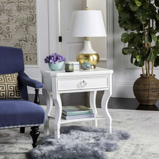 Safavieh - Alaia Side Table - White - FOX6275A veiw 2