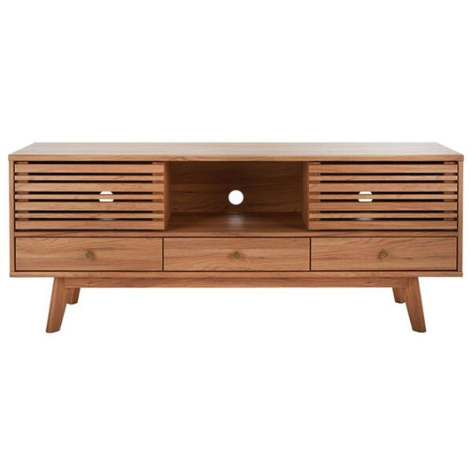 Safavieh - Alatar 3Drw 1Shelf Media Stand - Oak - MED9613D veiw 1