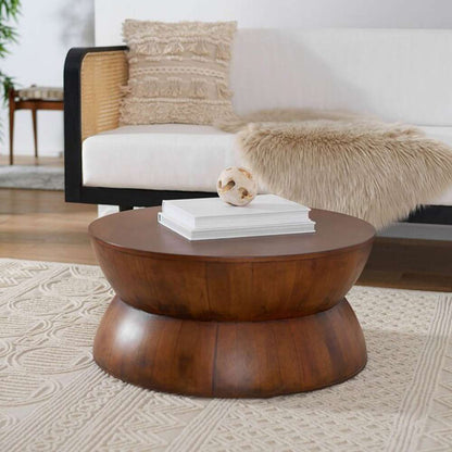 Safavieh - Alecto Round Coffee Table - Brown - COF6601A veiw 2