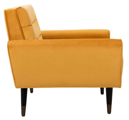 Safavieh - Amaris Tufted Accent Chair - Marigold - Black - ACH4503B veiw 4