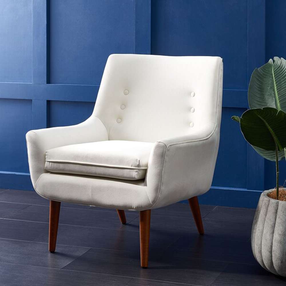 Safavieh - Amina Accent Chair - Creme - ACH1303B veiw 2