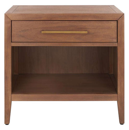Safavieh - Ariella 1 Drawer Wd Nightstand - Brown - SFV7702A veiw 1