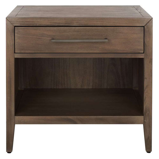 Safavieh - Ariella 1 Drawer Wd Nightstand - Light Brown - SFV7702B veiw 1