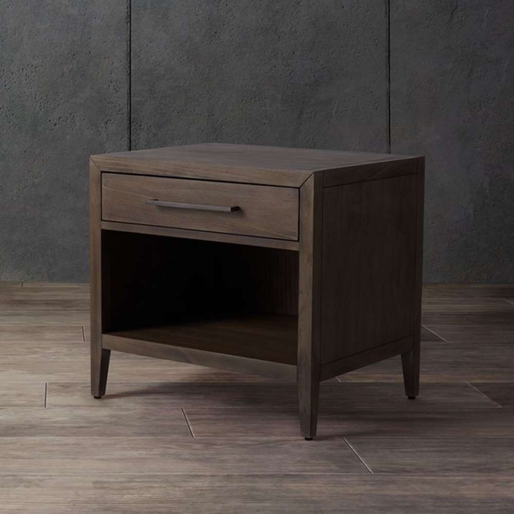 Safavieh - Ariella 1 Drawer Wd Nightstand - Light Brown - SFV7702B veiw 3