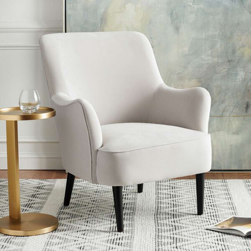 Safavieh - Arlyss Accent Chair - Light Grey - ACH4010A veiw 2