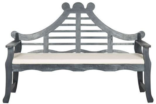 Safavieh - Azusa Bench - Ash Grey - Beige - PAT6741B veiw 1