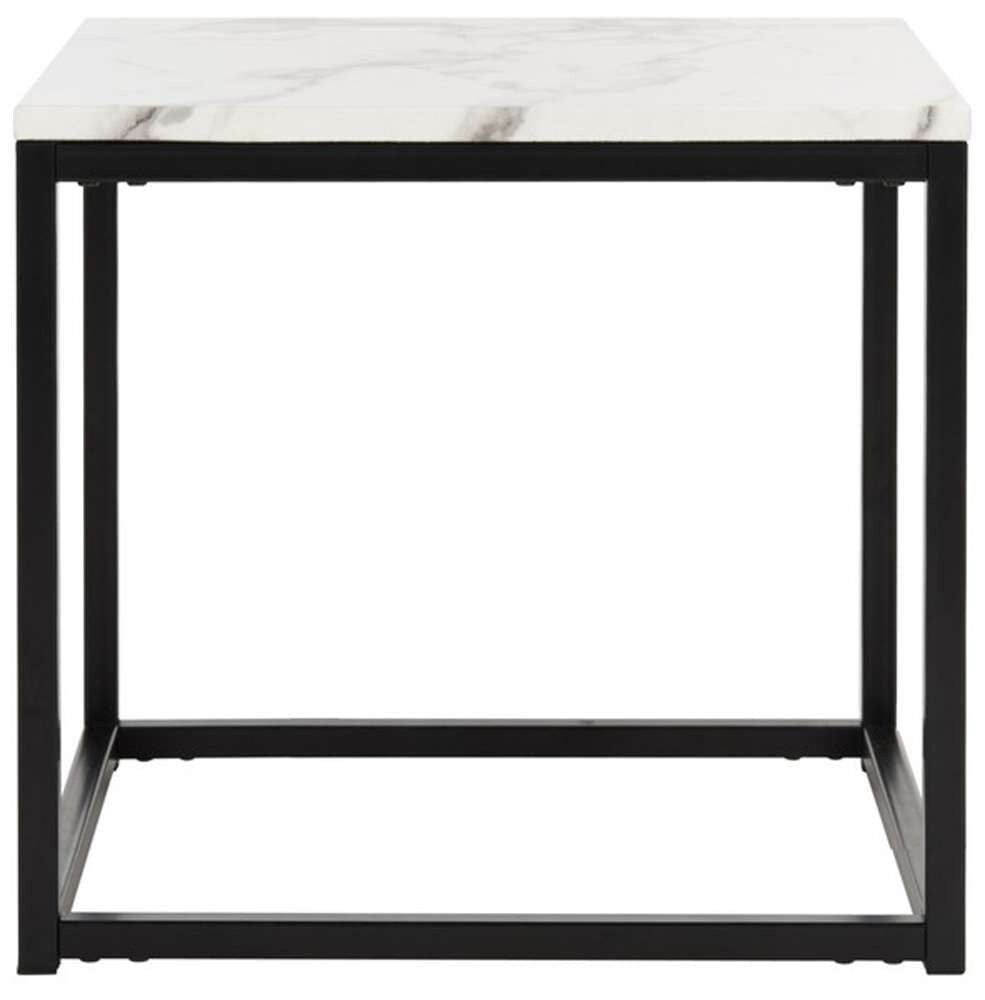 Safavieh - Baize End Table - White - Grey - FOX6023A veiw 1
