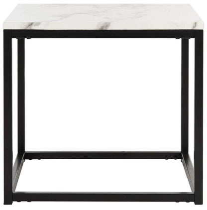 Safavieh - Baize End Table - White - Grey - FOX6023A veiw 1