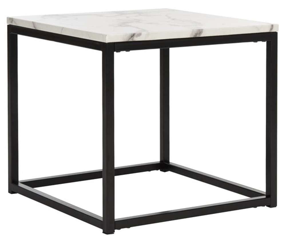 Safavieh - Baize End Table - White - Grey - FOX6023A veiw 3