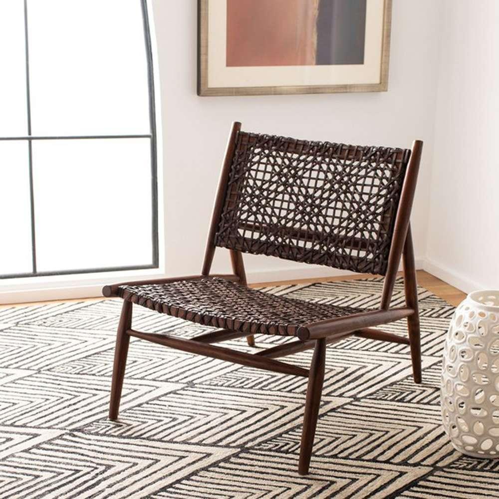 Safavieh - Bandelier Accent Chair - Brown - Brown - ACH1000C veiw 2