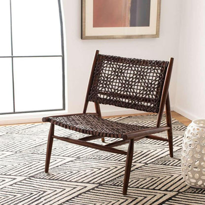 Safavieh - Bandelier Accent Chair - Brown - Brown - ACH1000C veiw 2