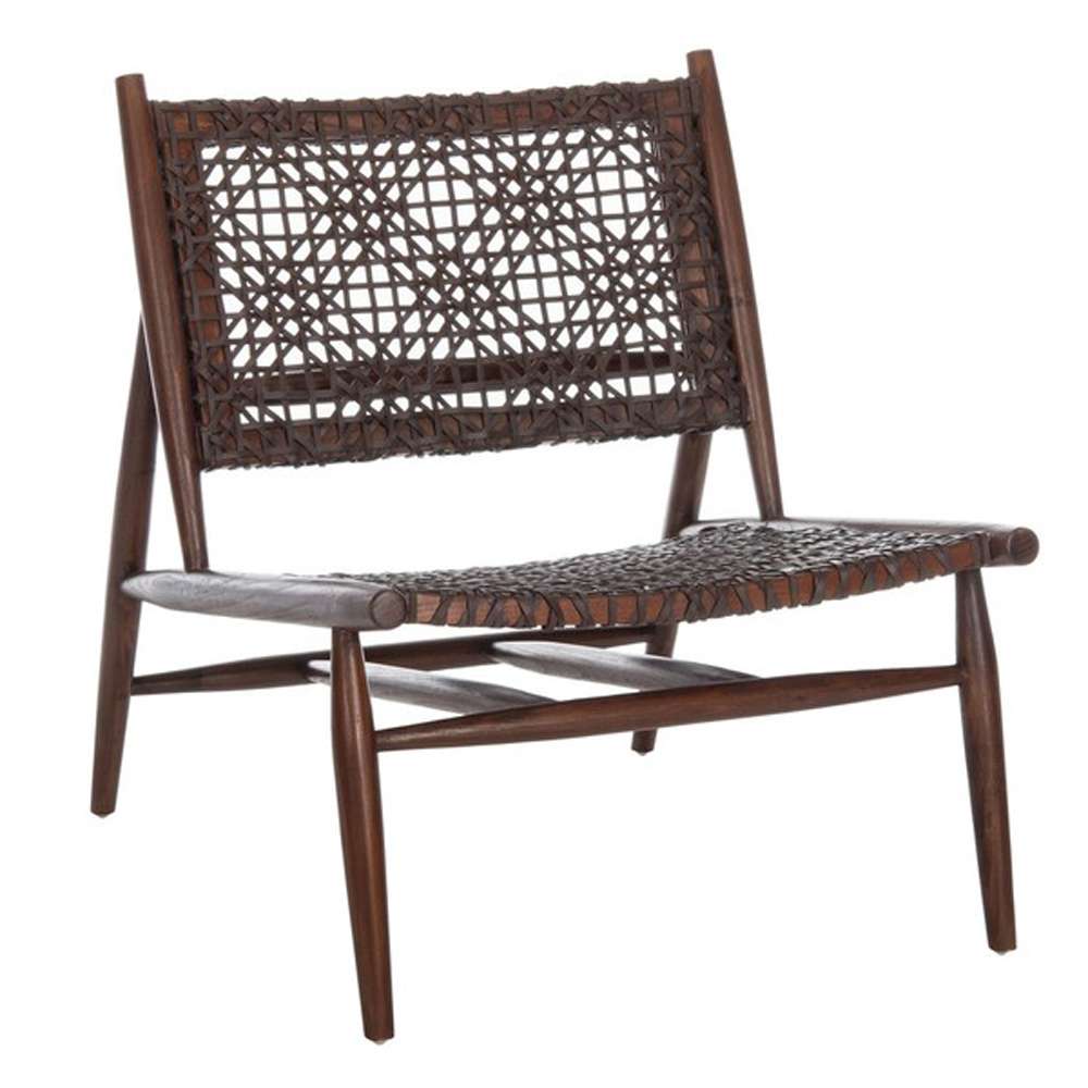 Safavieh - Bandelier Accent Chair - Brown - Brown - ACH1000C veiw 3
