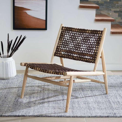 Safavieh - Bandelier Accent Chair - Natural - Brown - ACH1000E veiw 2