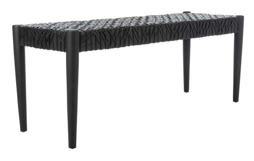 Safavieh - Bandelier Bench - Black - Black - BCH1000B veiw 3
