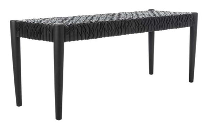 Safavieh - Bandelier Bench - Black - Black - BCH1000B veiw 3