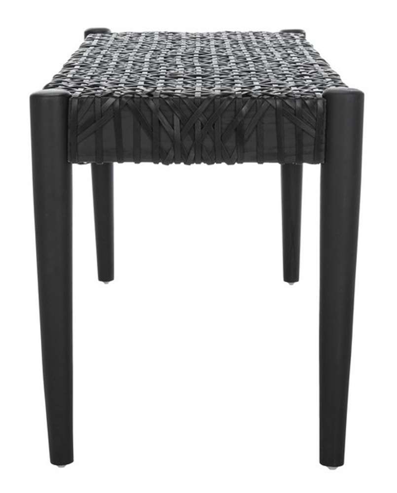 Safavieh - Bandelier Bench - Black - Black - BCH1000B veiw 4