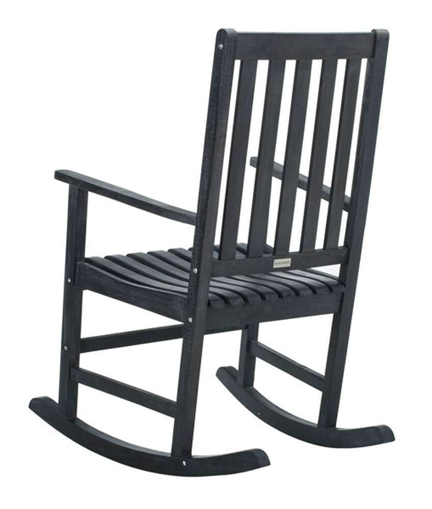 Safavieh - Barstow Rocking Chair - Dark Slate Gray - PAT6707K veiw 1