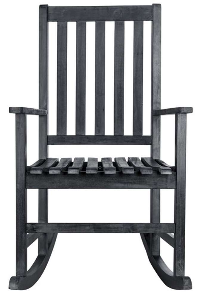 Safavieh - Barstow Rocking Chair - Dark Slate Gray - PAT6707K veiw 2