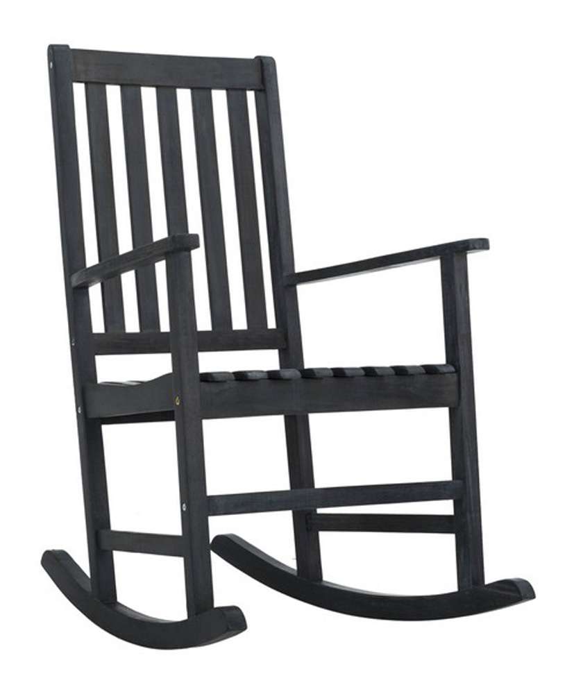 Safavieh - Barstow Rocking Chair - Dark Slate Gray - PAT6707K veiw 4