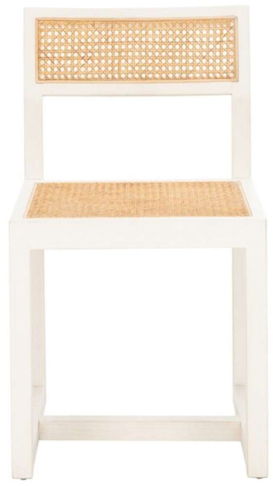Safavieh - Bernice Cane Dining Chair - White - Natural - DCH9502A veiw 1