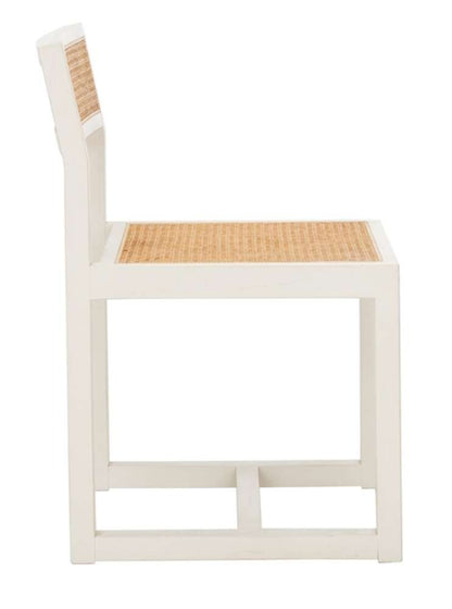 Safavieh - Bernice Cane Dining Chair - White - Natural - DCH9502A veiw 4