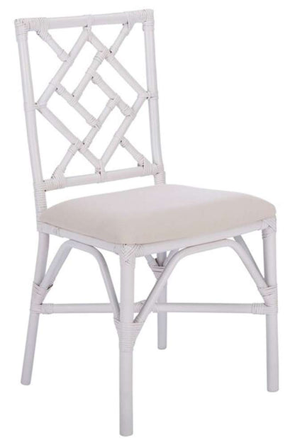 Safavieh - Bhumi Accent Chair W/ Cushion - White - White  (Set of 2) - ACH6509A-SET2 veiw 2